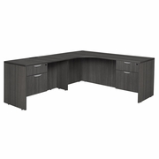 71 X 71 IN. DOUBLE PEDESTAL LEFT CORNER CREDENZA- ASH GREY <FONT COLOR=GREEN>-FREE SHIPPING-</FONT> 71 X 71 IN. DOUBLE PEDESTAL LEFT CORNER CREDENZA- ASH GREY <FONT COLOR=GREEN>-FREE SHIPPING-</FONT>