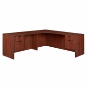 71 X 71 IN. DOUBLE PEDESTAL LEFT CORNER CREDENZA- CHERRY <FONT COLOR=GREEN>-FREE SHIPPING-</FONT> 71 X 71 IN. DOUBLE PEDESTAL LEFT CORNER CREDENZA- CHERRY <FONT COLOR=GREEN>-FREE SHIPPING-</FONT>