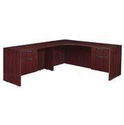 71 X 71 IN. DOUBLE PEDESTAL LEFT CORNER CREDENZA- MAHOGANY <FONT COLOR=GREEN>-FREE SHIPPING-</FONT> 71 X 71 IN. DOUBLE PEDESTAL LEFT CORNER CREDENZA- MAHOGANY <FONT COLOR=GREEN>-FREE SHIPPING-</FONT>