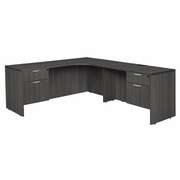 71 X 71 IN. DOUBLE PEDESTAL RIGHT CORNER CREDENZA- ASH GREY <FONT COLOR=GREEN>-FREE SHIPPING-</FONT> 71 X 71 IN. DOUBLE PEDESTAL RIGHT CORNER CREDENZA- ASH GREY <FONT COLOR=GREEN>-FREE SHIPPING-</FONT>