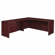 71 X 71 IN. SINGLE PEDESTAL LEFT CORNER CREDENZA- MAHOGANY <FONT COLOR=GREEN>-FREE SHIPPING-</FONT> 71 X 71 IN. SINGLE PEDESTAL LEFT CORNER CREDENZA- MAHOGANY <FONT COLOR=GREEN>-FREE SHIPPING-</FONT>
