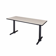 72 X 24 IN. STEEL T-BASE TRAINING SEMINAR TABLE- MAPLE <FONT COLOR=GREEN>-FREE SHIPPING-</FONT>