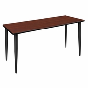 72 X 24 IN. TRAINING SEMINAR TABLE- CHERRY TOP, BLACK TAPERED LEGS <FONT COLOR=GREEN>-FREE SHIPPING-</FONT>
