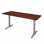72" X 24" TRAINING TABLE- CHERRY/ GREY BASE <FONT COLOR=GREEN>-FREE SHIPPING-</FONT>