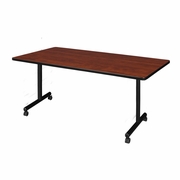72 X 30 IN. MOBILE T-BASE TRAINING SEMINAR TABLE- CHERRY <FONT COLOR=GREEN>-FREE SHIPPING-</FONT>
