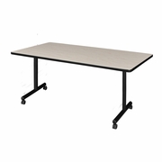 72 X 30 IN. MOBILE T-BASE TRAINING SEMINAR TABLE- MAPLE <FONT COLOR=GREEN>-FREE SHIPPING-</FONT>