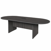 8 FT CONFERENCE TABLE WITH CHARGING PORT- ASH GREY <FONT COLOR=GREEN>-FREE SHIPPING-</FONT>