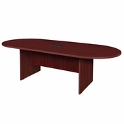 8 FT CONFERENCE TABLE WITH CHARGING PORT- MAHOGANY <FONT COLOR=GREEN>-FREE SHIPPING-</FONT>
