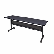 84" X 24" FLIP TOP MOBILE TRAINING TABLE WITH MODESTY- GREY. <font color=green>-FREE SHIPPING-</font>