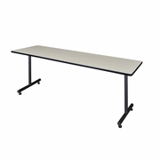 84 X 24 IN. STEEL T-BASE TRAINING SEMINAR TABLE- MAPLE <FONT COLOR=GREEN>-FREE SHIPPING-</FONT>