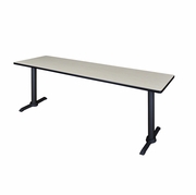 84 X 24 IN. STEEL T-BASE TRAINING SEMINAR TABLE- MAPLE <FONT COLOR=GREEN>-FREE SHIPPING-</FONT>