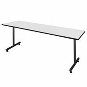 84 X 24 IN. STEEL T-BASE TRAINING SEMINAR TABLE- WHITE <FONT COLOR=GREEN>-FREE SHIPPING-</FONT>
