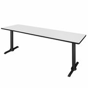 84 X 24 IN. STEEL T-BASE TRAINING SEMINAR TABLE- WHITE <FONT COLOR=GREEN>-FREE SHIPPING-</FONT>