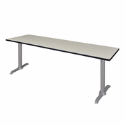84" X 24" TRAINING TABLE- MAPLE/ GREY BASE <FONT COLOR=GREEN>-FREE SHIPPING-</FONT>