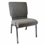 ADVANTAGE CHARCOAL GRAY CHURCH CHAIR 20.5 IN. WIDE: <font color=green>FREE SHIPPING!</font>