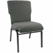 ADVANTAGE CHARCOAL GRAY DISCOUNT CHURCH CHAIR - 21 IN. WIDE: <font color=green>FREE SHIPPING!</font>