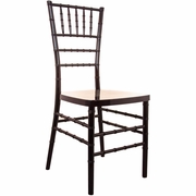 ADVANTAGE MAHOGANY RESIN CHIAVARI CHAIR: <font color=green>FREE SHIPPING!</font>