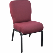 ADVANTAGE SIGNATURE ELITE MAROON CHURCH CHAIR - 20 IN. WIDE: <font color=green>FREE SHIPPING!</font>