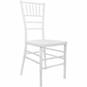 ADVANTAGE WHITE RESIN CHIAVARI CHAIR: <font color=green>FREE SHIPPING!</font>