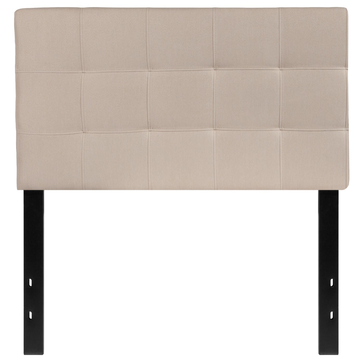 BEDFORD TUFTED UPHOLSTERED TWIN SIZE HEADBOARD IN BEIGE FABRIC: <font color=green>FREE SHIPPING!</font> BEDFORD TUFTED UPHOLSTERED TWIN SIZE HEADBOARD IN BEIGE FABRIC: <font color=green>FREE SHIPPING!</font>