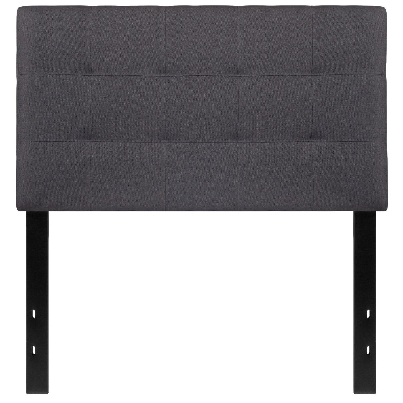 BEDFORD TUFTED UPHOLSTERED TWIN SIZE HEADBOARD IN DARK GRAY FABRIC: <font color=green>FREE SHIPPING!</font> BEDFORD TUFTED UPHOLSTERED TWIN SIZE HEADBOARD IN DARK GRAY FABRIC: <font color=green>FREE SHIPPING!</font>