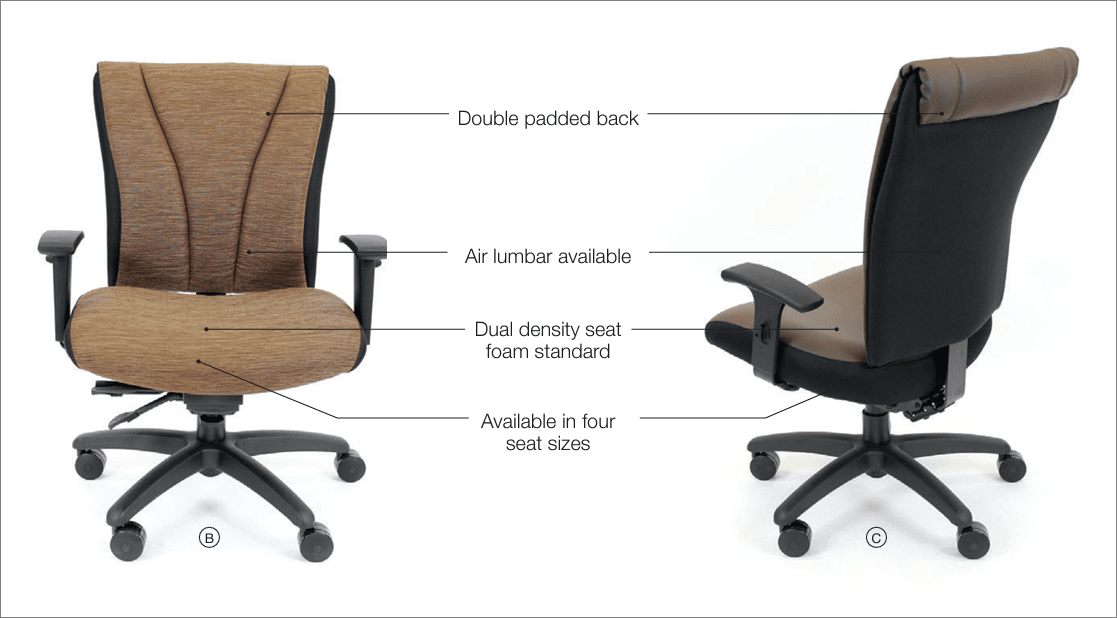 Big And Tall Office Chair 500 lbs. Heavy Duty Office Chairs Near Me