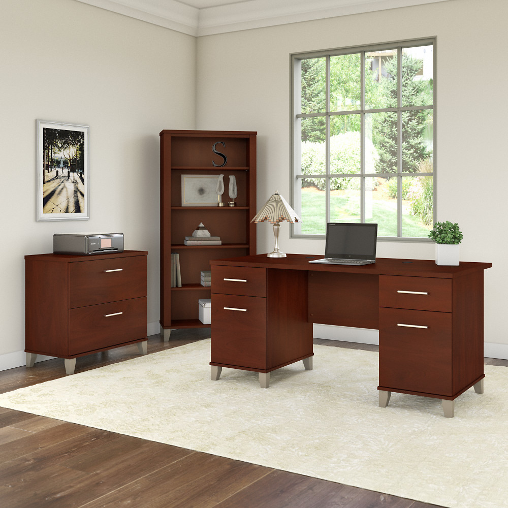 Somerset Collection Hansen Cherry Office DeskFree Shipping with