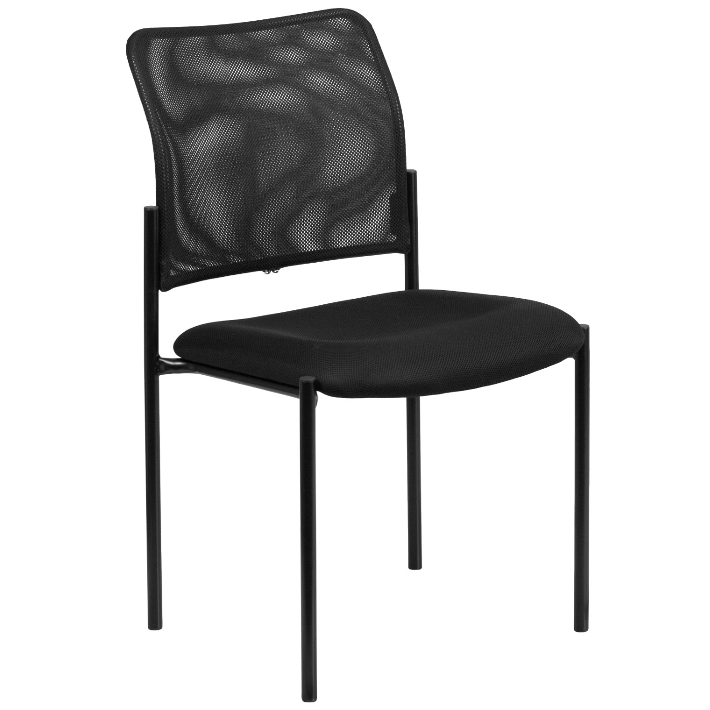 COMFORT BLACK MESH STACKABLE STEEL SIDE CHAIR <font color=green>FREE SHIPPING!</font> COMFORT BLACK MESH STACKABLE STEEL SIDE CHAIR <font color=green>FREE SHIPPING!</font>
