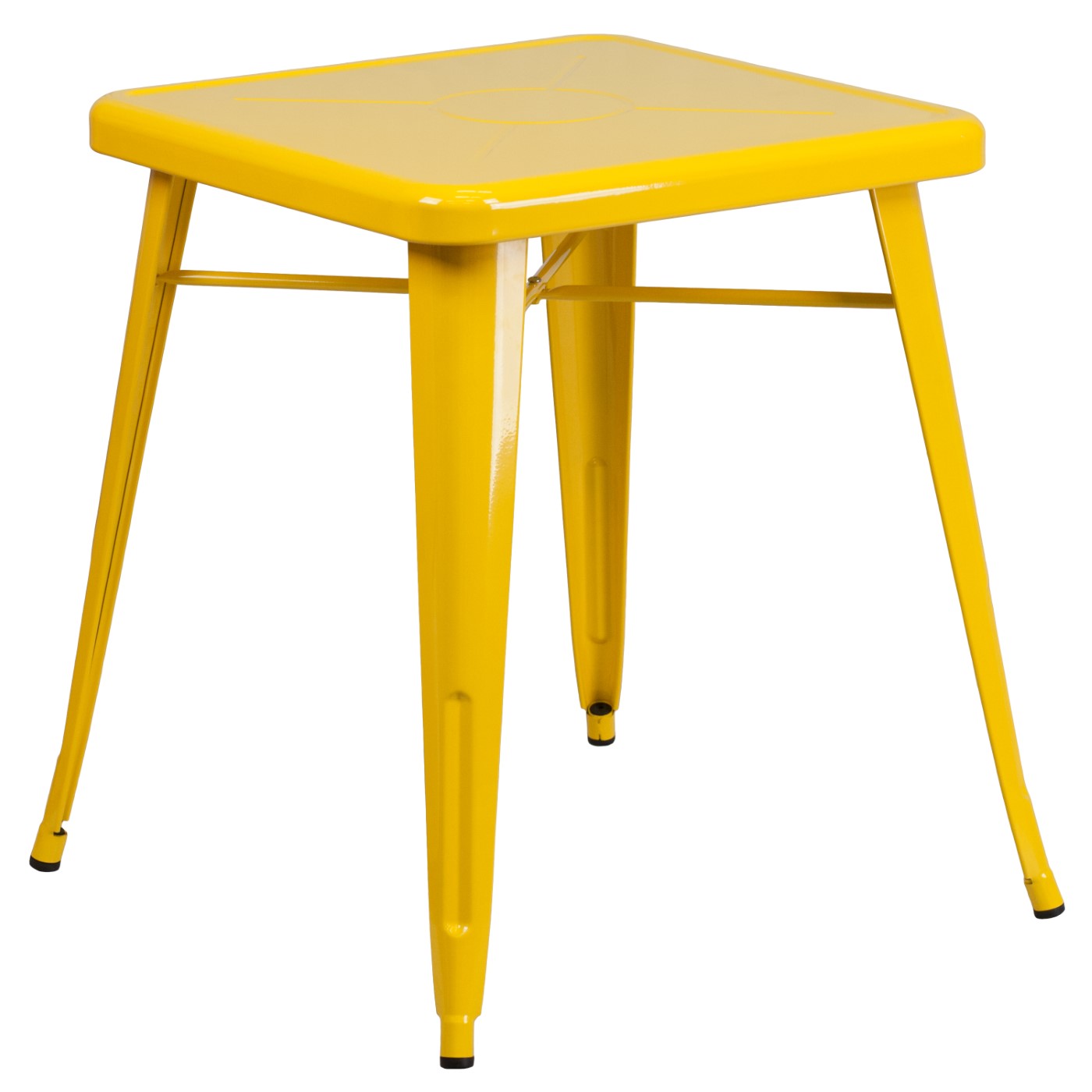 COMMERCIAL GRADE 23.75" SQUARE YELLOW METAL INDOOR-OUTDOOR TABLE: <font color=green>FREE SHIPPING!</font> COMMERCIAL GRADE 23.75" SQUARE YELLOW METAL INDOOR-OUTDOOR TABLE: <font color=green>FREE SHIPPING!</font>