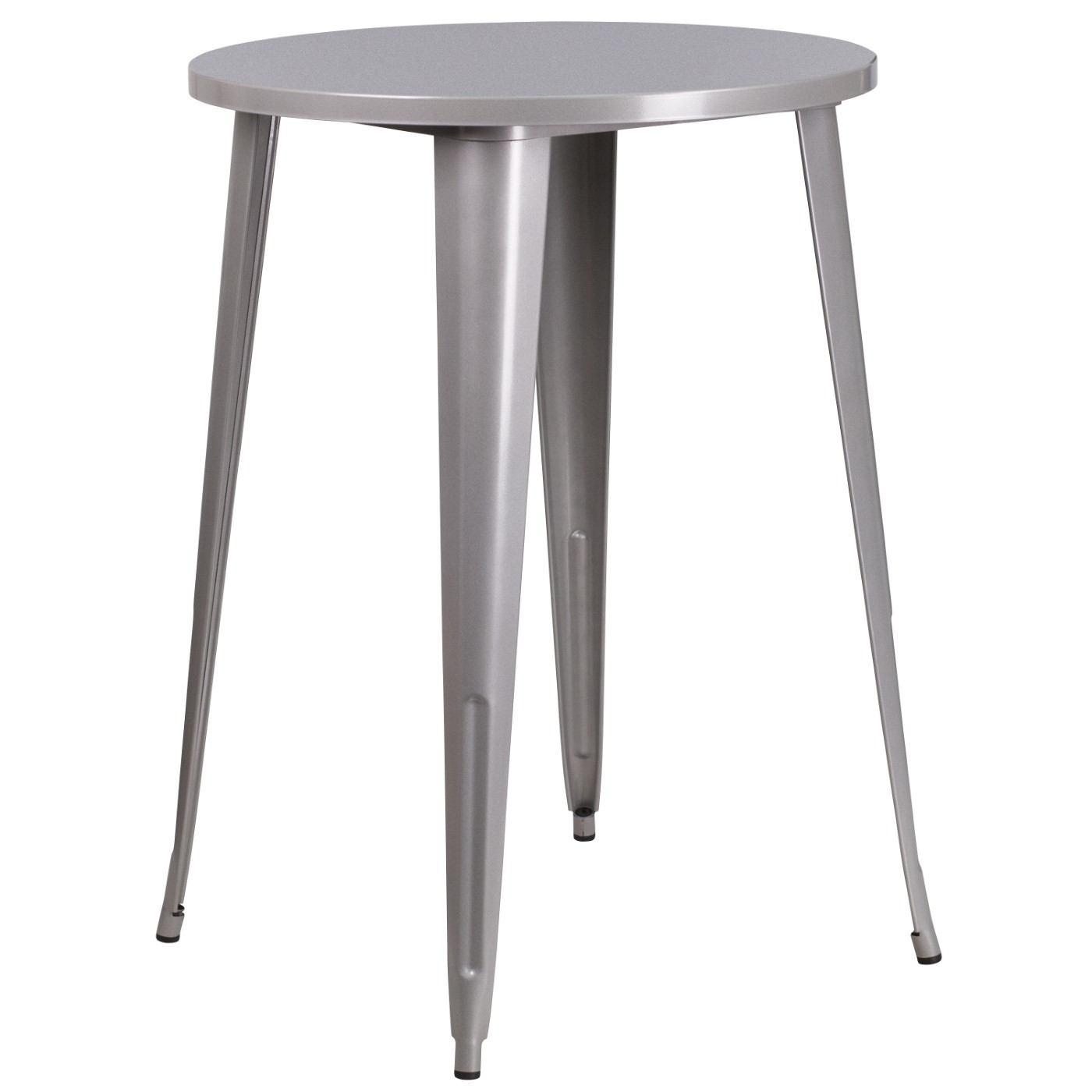 COMMERCIAL GRADE 30" ROUND SILVER METAL INDOOR-OUTDOOR BAR HEIGHT TABLE: <font color=green>FREE SHIPPING!</font> COMMERCIAL GRADE 30" ROUND SILVER METAL INDOOR-OUTDOOR BAR HEIGHT TABLE: <font color=green>FREE SHIPPING!</font>