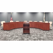 CONFERENCE ROOM TABLE | DAIS DESK | COUNCIL CHAMBER FURNITURE.