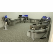 CONTROL ROOM DESKS. ITEM #EHOMEFAA