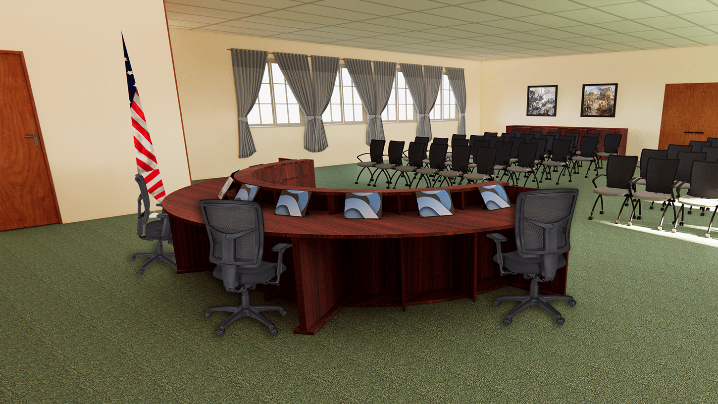Council Chambers Desk Dias Furniture Seats 89 Near Me