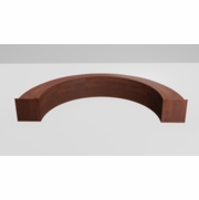 COUNCIL CHAMBERS DESK SEATS 10. HORSESHOE SHAPED. DESIGNED AS A COST ALTERNATIVE TO OUR CUSTOM DESIGN. ITEM #HORSECCD-10. <a href="mailto:tom@ergonomichome.com"> >>Click to email questions for a quote.<<</a>