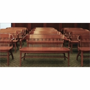 COURTROOM BENCH. TWO WIDTHS. <a href="mailto:tom@ergonomichome.com"> >>Click to email for a quote.<<</a>