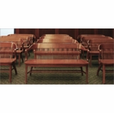 COURTROOM BENCH. TWO WIDTHS. <a href="mailto:tom@ergonomichome.com"> >>Click to email for a quote.<<</a>