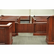 COURTROOM BENCHES FOR SPECTATOR SEATING