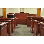 COURTROOM BENCHES FOR SPECTATOR SEATING