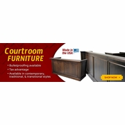 COURTROOM FURNITURE: 