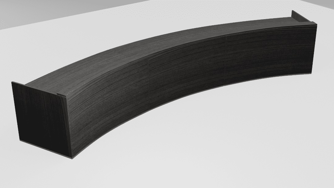 CRESCENT SHAPED COUNCIL CHAMBERS DESK. DAIS FURNITURE SEATS 8. DESIGNED AS A COST ALTERNATIVE TO OUR ARD CUSTOM WOOD DESIGN. <a href="mailto:tom@ergonomichome.com"> >>Click to email for a quote.<<</a> CRESCENT SHAPED COUNCIL CHAMBERS DESK. DAIS FURNITURE SEATS 8. DESIGNED AS A COST ALTERNATIVE TO OUR ARD CUSTOM WOOD DESIGN. <a href="mailto:tom@ergonomichome.com"> >>Click to email for a quote.<<</a>