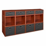 CUBE & HALF-CUBE BOOKCASE STORAGE