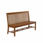 DePAUL LIBRARY & COURTROOM BENCH WITH BACKREST