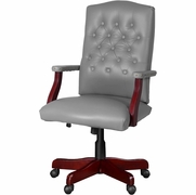 DINING OR MEETING SWIVEL CHAIR- GREY/ MAHOGANY: <font color=green>-FREE SHIPPING-</font> DINING OR MEETING SWIVEL CHAIR- GREY/ MAHOGANY: <font color=green>-FREE SHIPPING-</font>