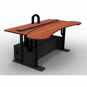 DISPATCH CONSOLE CONTROL ROOM DESK 95" WIDE #RFQ-1921-95: BAA COMPLIANT SEE BELOW. REV4-2-25