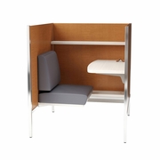 DORIAN NOOK<br>AIRPORT TERMINAL SEATING<br>WITH TABLE DORIAN NOOK<br>AIRPORT TERMINAL SEATING<br>WITH TABLE