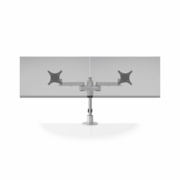 DUAL MONITOR STAND SUPPORTS TWO MONITORS UP TO 24" WIDE. ITEM #EH-STX-02S 