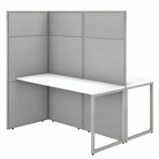EASY OFFICE 60W 2 PERSON CUBICLE DESK WORKSTATION WITH 66H PANELS.  <FONT COLOR=GREEN>-FREE SHIPPING-</FONT> EASY OFFICE 60W 2 PERSON CUBICLE DESK WORKSTATION WITH 66H PANELS.  <FONT COLOR=GREEN>-FREE SHIPPING-</FONT>