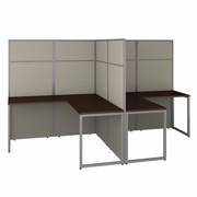 EASY OFFICE 60W 2 PERSON L SHAPED CUBICLE DESK WORKSTATION WITH 66H PANELS.  30H x 72L x 72W.  <FONT COLOR=GREEN>-FREE SHIPPING-</FONT> EASY OFFICE 60W 2 PERSON L SHAPED CUBICLE DESK WORKSTATION WITH 66H PANELS.  30H x 72L x 72W.  <FONT COLOR=GREEN>-FREE SHIPPING-</FONT>