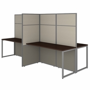 EASY OFFICE 60W 4 PERSON CUBICLE DESK WORKSTATION WITH 66H PANELS.  30H x 72L x 72W  VIDEO BELOW.  <FONT COLOR=GREEN>-FREE SHIPPING-</FONT> EASY OFFICE 60W 4 PERSON CUBICLE DESK WORKSTATION WITH 66H PANELS.  30H x 72L x 72W  VIDEO BELOW.  <FONT COLOR=GREEN>-FREE SHIPPING-</FONT>