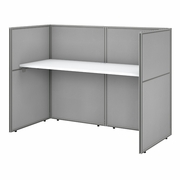 EASY OFFICE 60W CUBICLE DESK WORKSTATION WITH 45H CLOSED PANELS.  <FONT COLOR=GREEN>-FREE SHIPPING-</FONT> EASY OFFICE 60W CUBICLE DESK WORKSTATION WITH 45H CLOSED PANELS.  <FONT COLOR=GREEN>-FREE SHIPPING-</FONT>